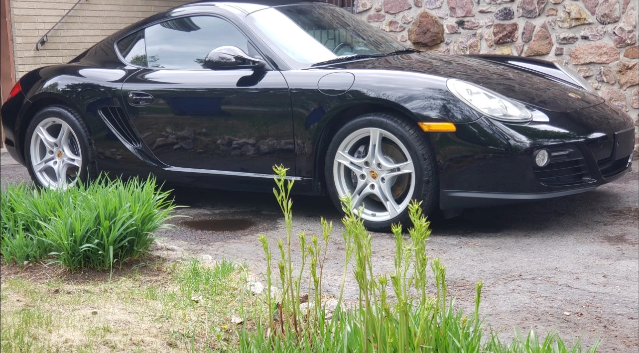 Porsche Cayman après correction