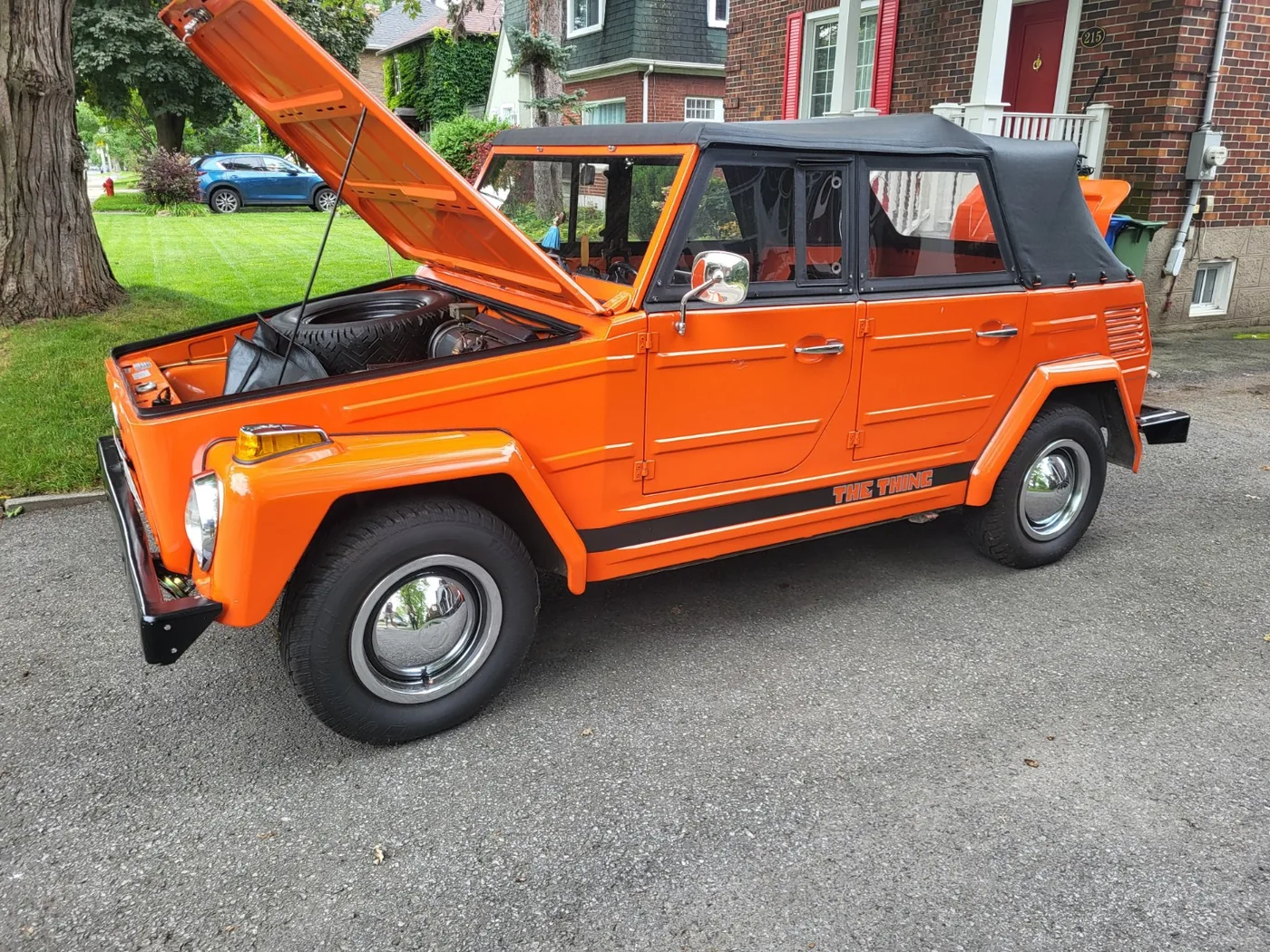 Volkswagen Thing 1973 avant sa préparation pour l’exposition